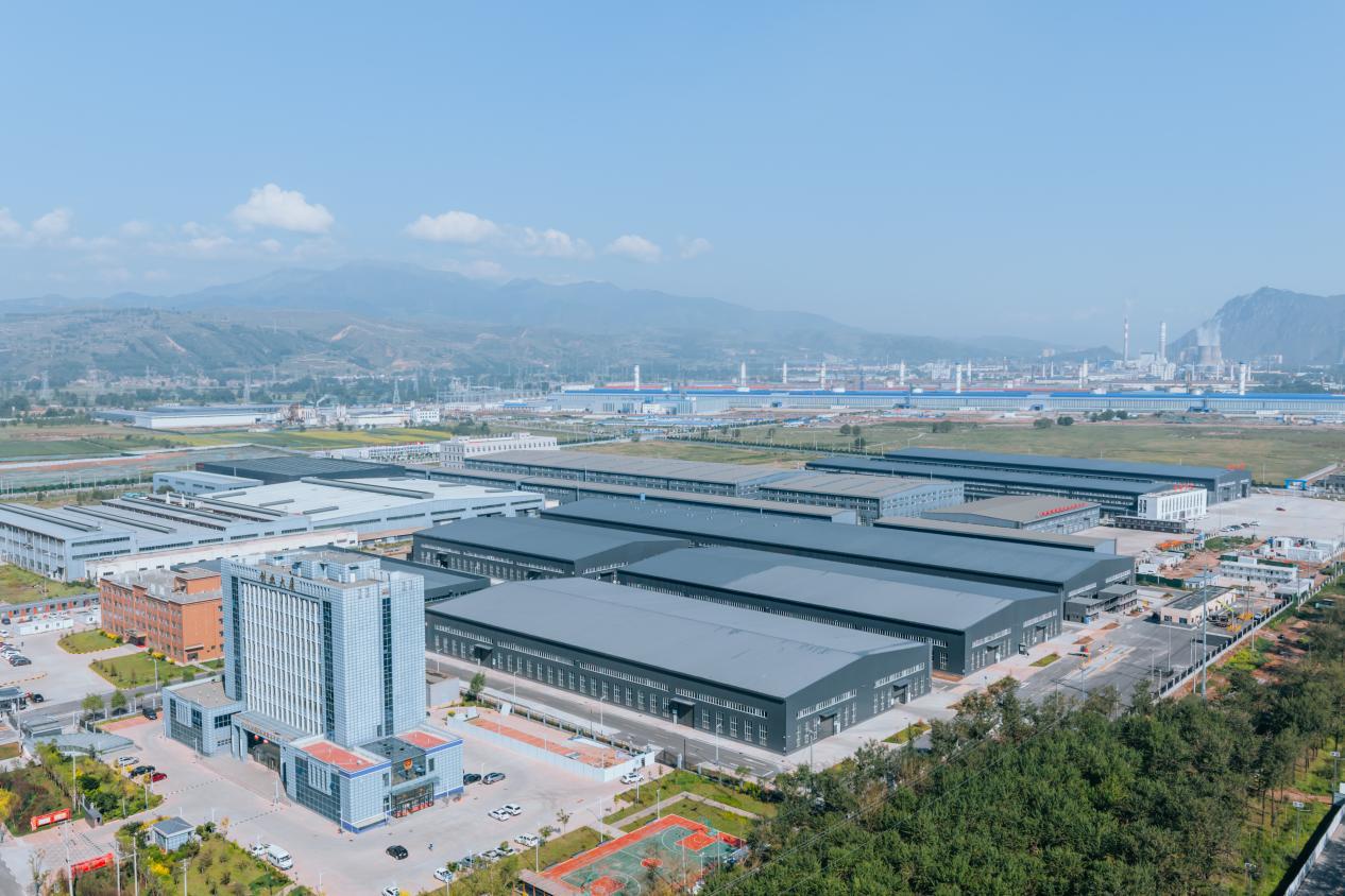 俯瞰大通北川工业园区。邱活摄