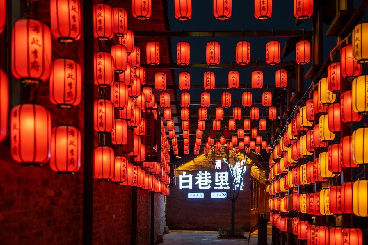 晋城市阳城县，历史上的“白巷里”水镇重现生机。赵瑞摄